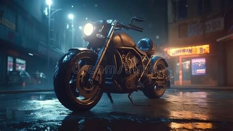 Full Throttle! A Cyberpunk Motorcycle Odyssey Across a Dystopian Future