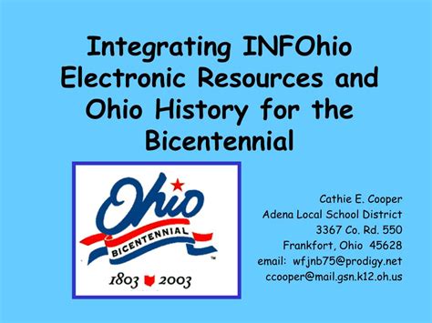 InfOhio: Explore Ohio History Through Interactive Games and Activities!